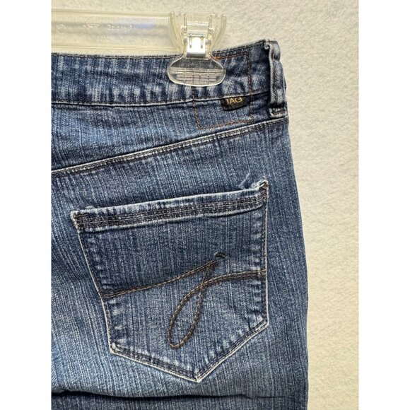 Jag Jeans Mid Rise Boot Leg Denim Womens Size 10 Blue Cotton Blend - Picture 12 of 12